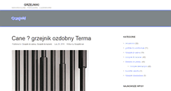 Desktop Screenshot of grzejniki.net