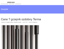 Tablet Screenshot of grzejniki.net